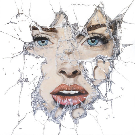 Durchbruch - Die Geburt des neuen Selbst - 120x120cm